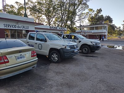 Móviles policiales utilizados por la Policía de Establecimiento Navales