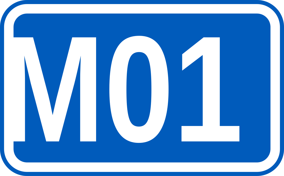 M 1 roads