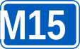 Highway M15 shield}}