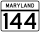 MD Route 144.svg