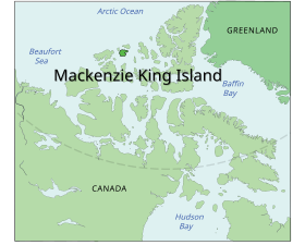 Posizione di Mackenzie King Island