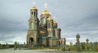 Main Cathedral of the Russian Armed Forces Church in Moscow Oblast, Russia