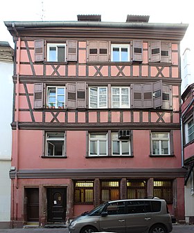 Ilustrační obrázek článku House at 21, rue Sainte-Barbe ve Štrasburku