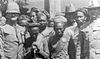 Smith (far right) as commander of the Philippine Constabulary with Brig. Gen. John J. Pershing and Moro chieftains in 1910.