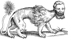 Мантикора, изображение 1609 года