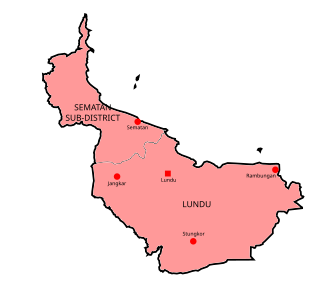 <span class="mw-page-title-main">Lundu District</span> District in Sarawak, Malaysia