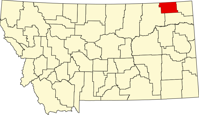 صورة:Map of Montana highlighting Daniels County.svg