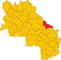Locatie van Sinalunga in Siena (SI)