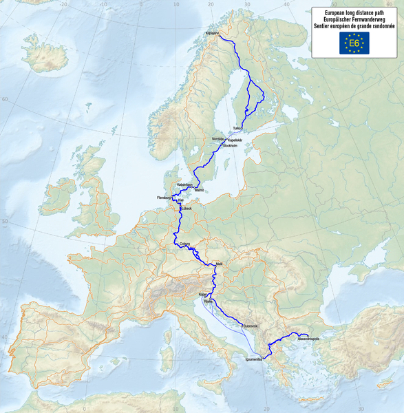 File:Map of the European Long Distance Path E6.png
