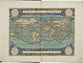 Map of the world by Abraham Ortelius