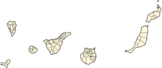 Mapa Canarias municipios.svg