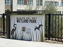 Marina Del Rey Wetland Park sign Marina Del Rey Wetland Park sign.jpg