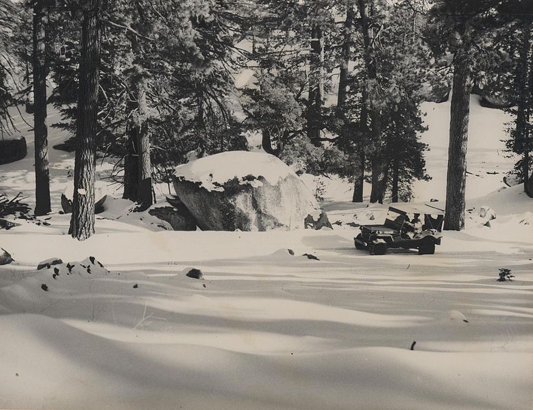 File:Marine Jeep Navigates the Snow, circa 1951 (9308579552).jpg