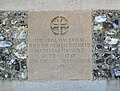 Memorial plaque on the Church of St Peter and St Paul in Bromley. [209]