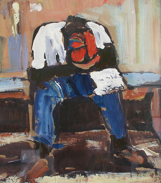 File:Meque Leuis, Poor, Acrylic on card, 1993.JPG