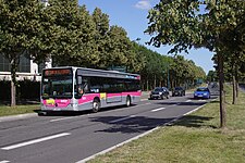 Mercedes-Benz Citaro C1 Facelift à Serris sur la ligne 43.