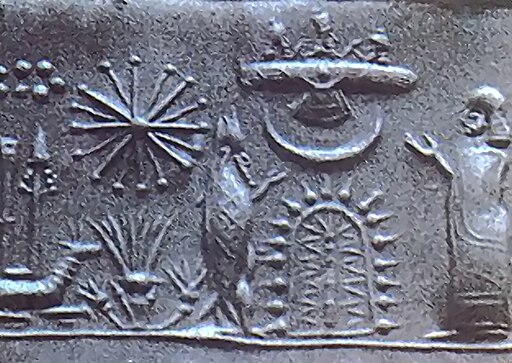 Mesopotamian cylinder seal impression