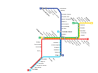 Metrokaart Rotterdam per 2011.svg