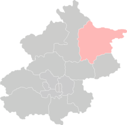 Contea di Miyun – Mappa