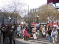 Public square in Montmartre.