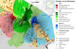 Miniatuur voor Bestand:Mount Kilimanjaro Geology map-nl.svg