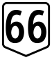 Route 66 shield}} 