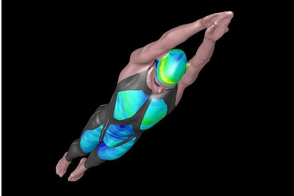 NASA computer image used in development of the Speedo LZR Racer