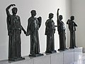 5604, 5605, 5619, 5620, 5621 - Herculaneum - Peplophorai / Danaids (socalled "Dancers")