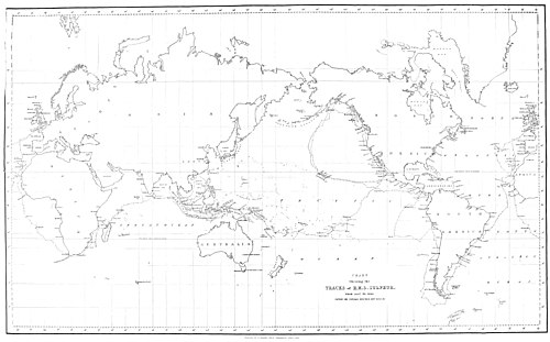 Map of the Author's route.