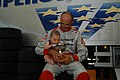 Nicola Tesini com seu filho Tazio - Imola 2004