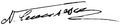 Nicolae Ceausescu Signature