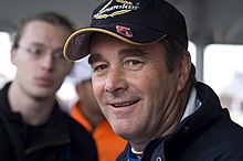Mansell by die 2007 Britse Grand Prix.