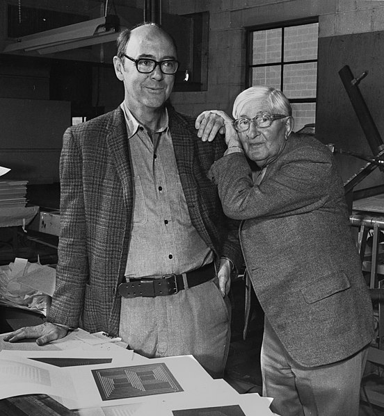 File:Norman Ives and Josef Albers.jpg