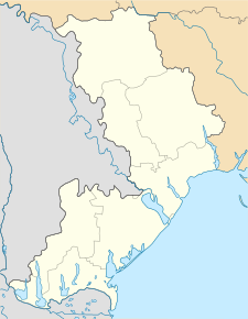 Ананьїв. Карта розташування: Одеська область