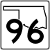 State Highway 96 marker