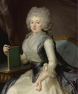 Портрет, художник Жан Луи Вуаль, 1790 годы