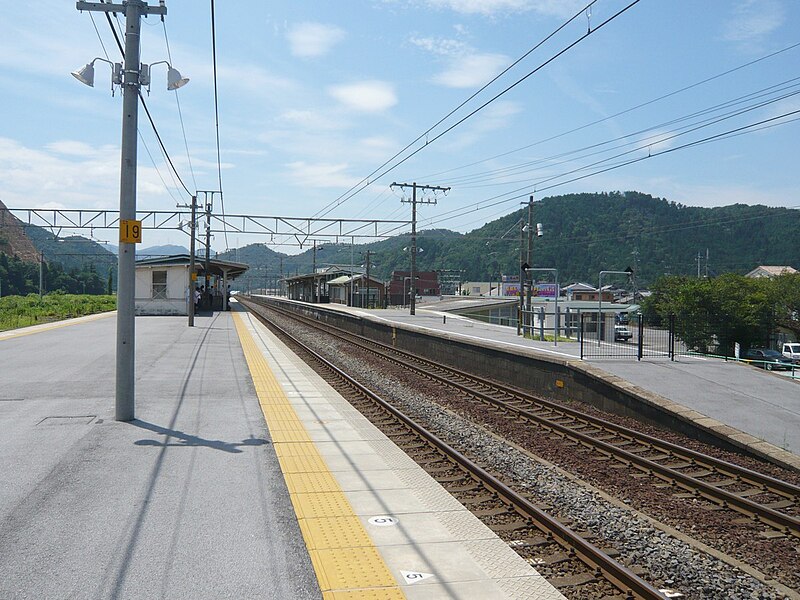 File:Omi-Nagaoka Station down platform 20070817.jpg