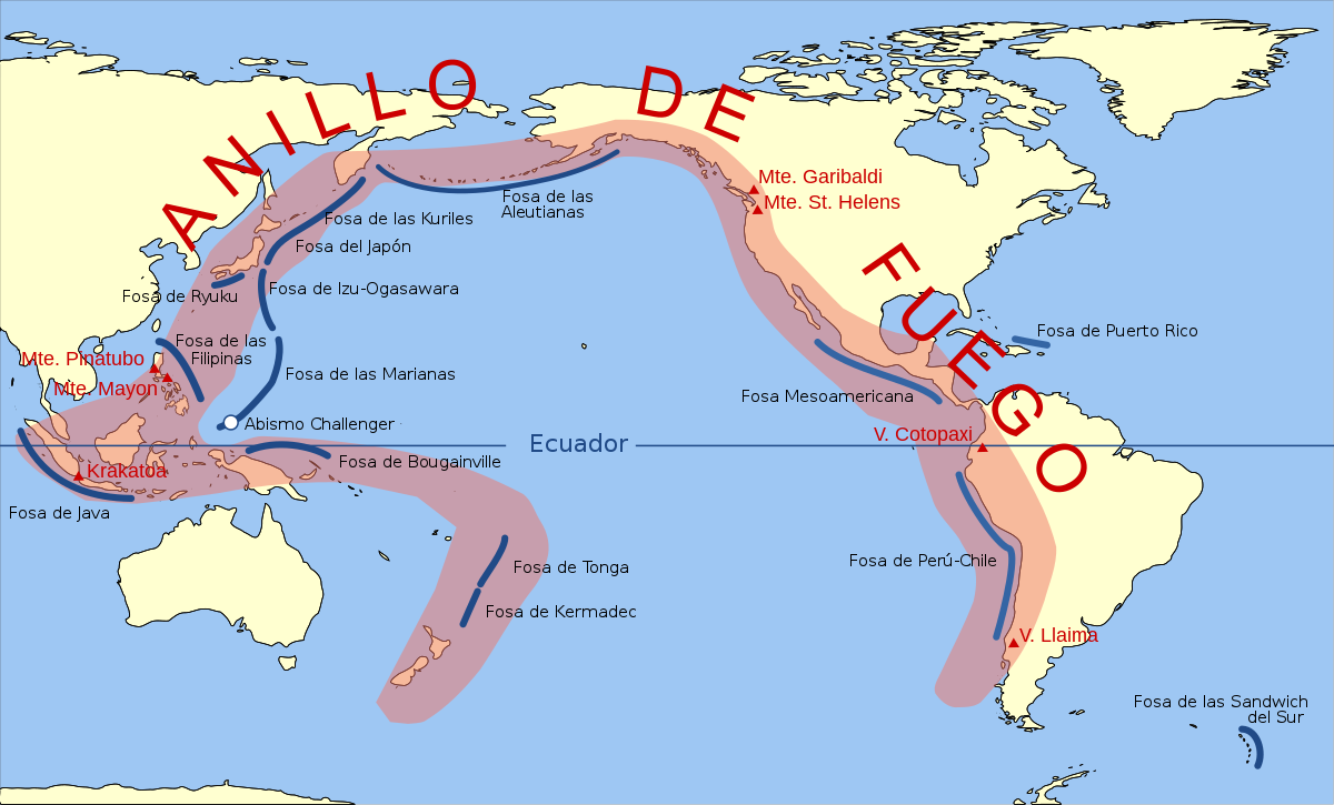 Cinturón de Fuego del Pacífico - Wikipedia, la enciclopedia libre