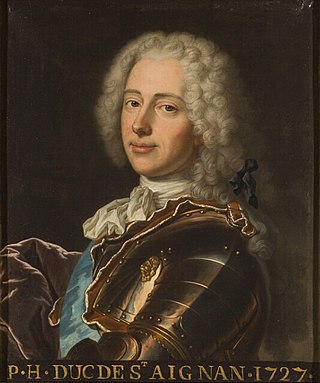 <span class="mw-page-title-main">Paul-Hippolyte de Beauvilliers, duke of Saint-Aignan</span> French diplomat and soldier