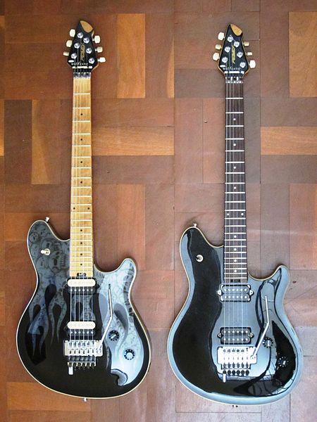 File:Peavey EVH Wolfgang Custom, two models.jpg