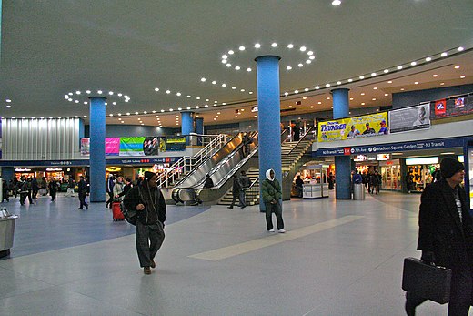 Main concourse under Madison Square Garden