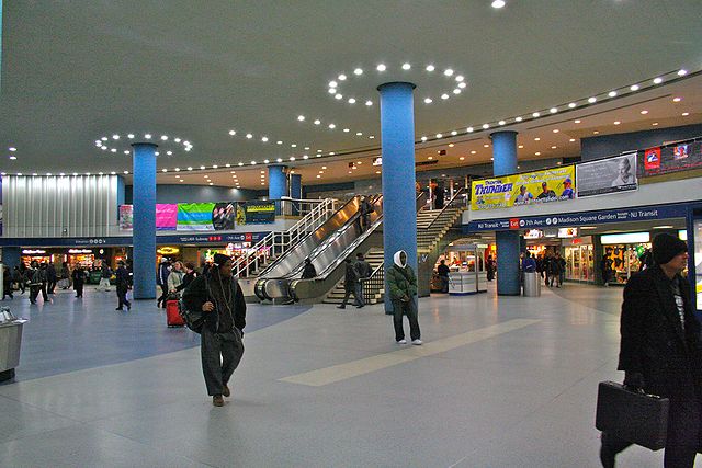 Image: Penn Station concourse