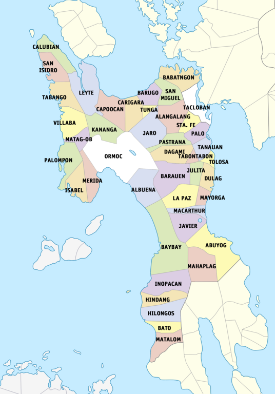 Leyte Province Map