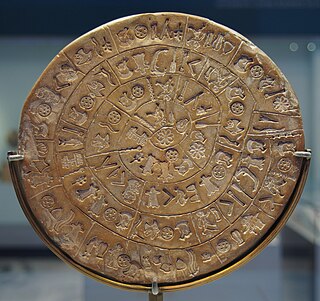 <span class="mw-page-title-main">Phaistos Disc</span> Inscribed clay disc found in Crete