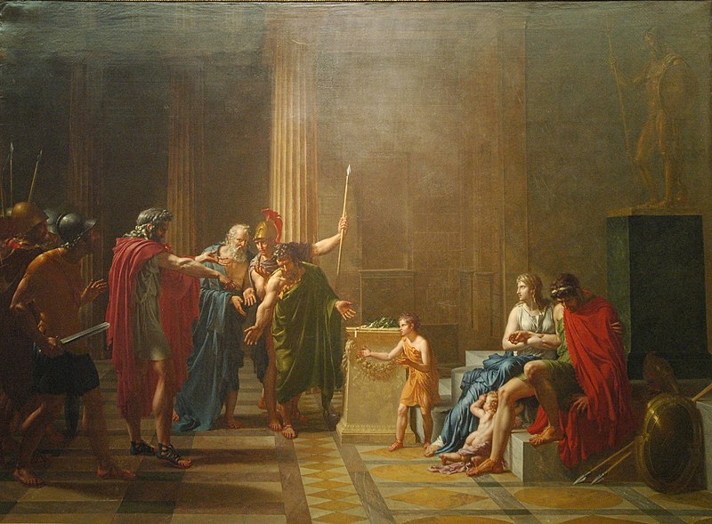 File:Pierre Bouillon - Leonidas face à sa fille et son gendre.jpg