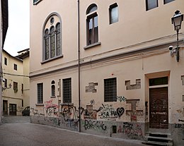 Pistoia, site de l'église disparue de San Pietro in Cappella, 05.jpg
