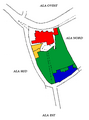 Planimetria generale a colori (Castello Della Monica).PNG