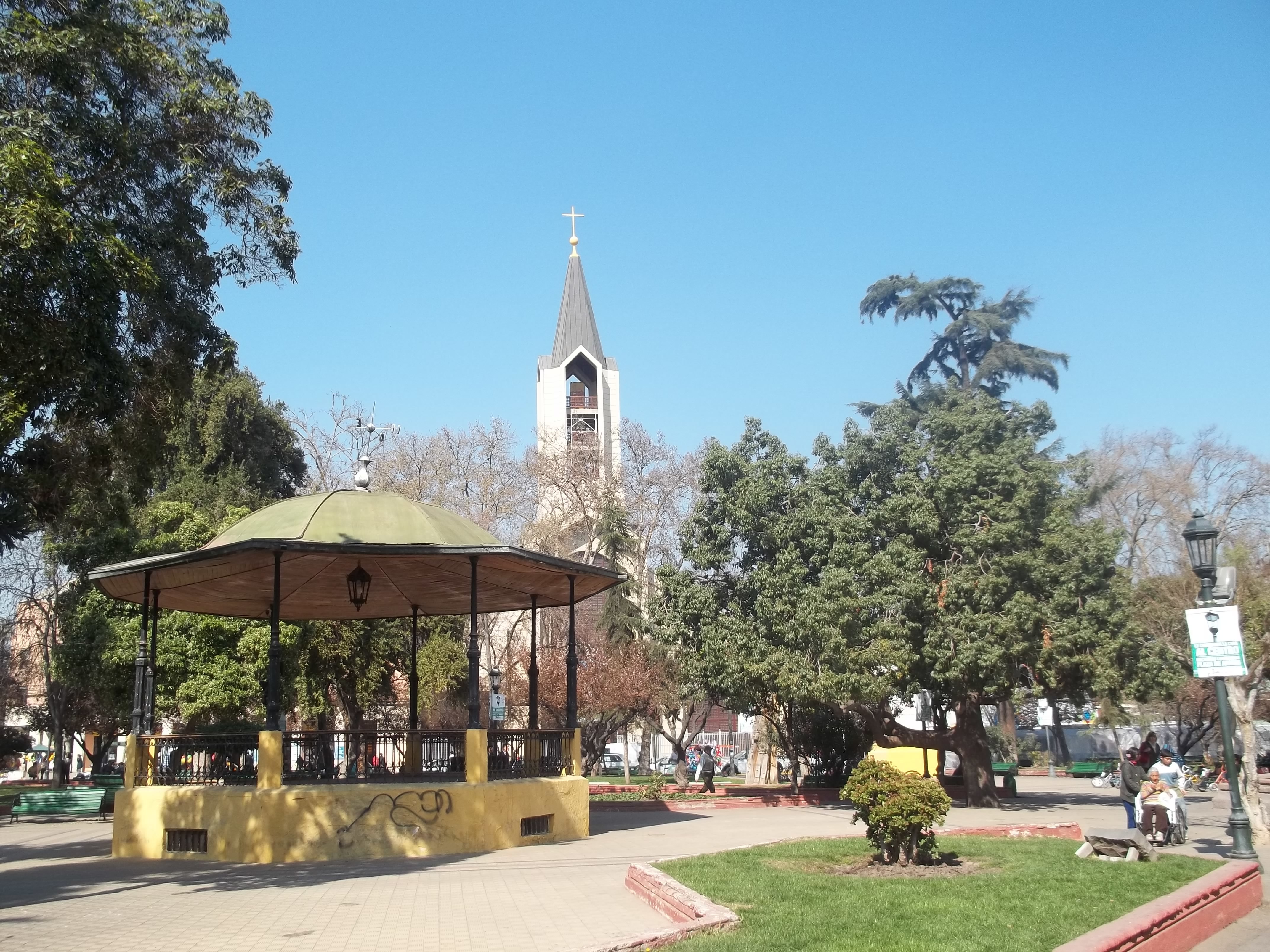 Plaza de Armas de San Bernardo Mapa Parque San Bernardo Chile