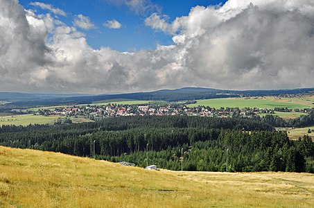 Abertamy : vue générale.