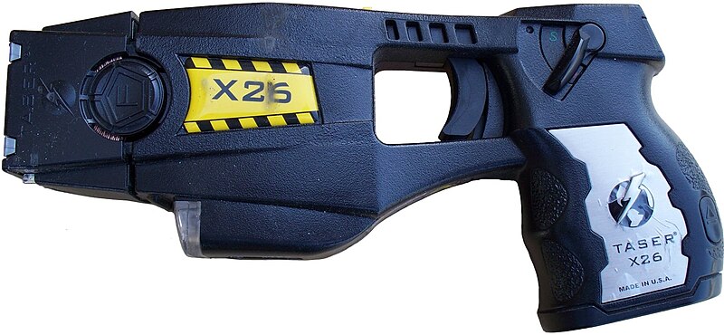 File:Police issue X26 TASER-white.jpg